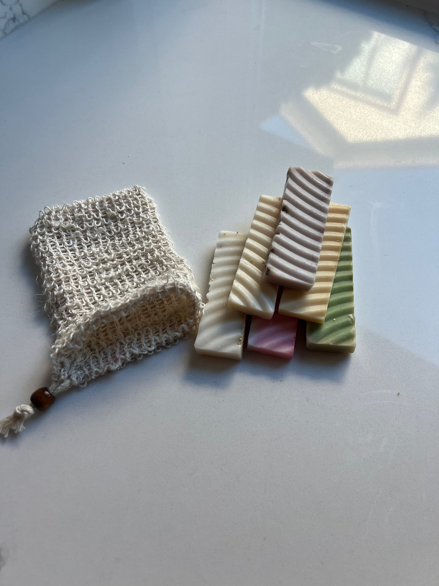Soap Sample Bag | Goats Milk | Soap Saver Bag with Samples